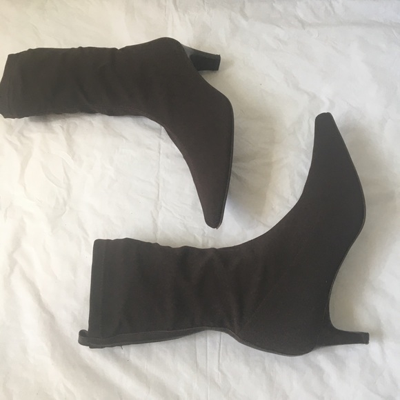 3/$50 MARTINEZ VALERO ANKLE BOOTS COLOR-BROWN SIZE EU 38 1/2/ USA 8 1/2 - Picture 3 of 10